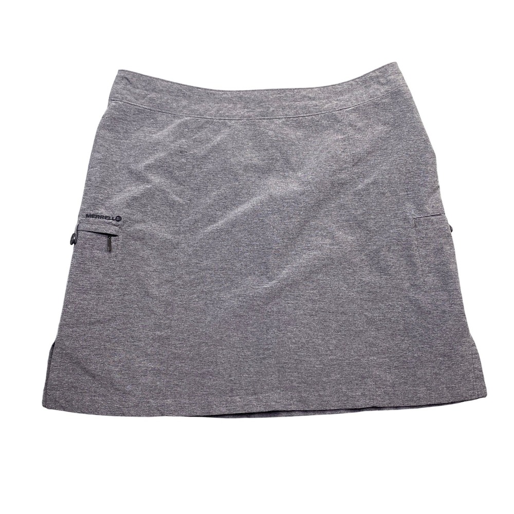 Merrell Opti-Wick Gray Hiking Skort Womens Size 10 JWS10275 UPF 50+ Active Skirt